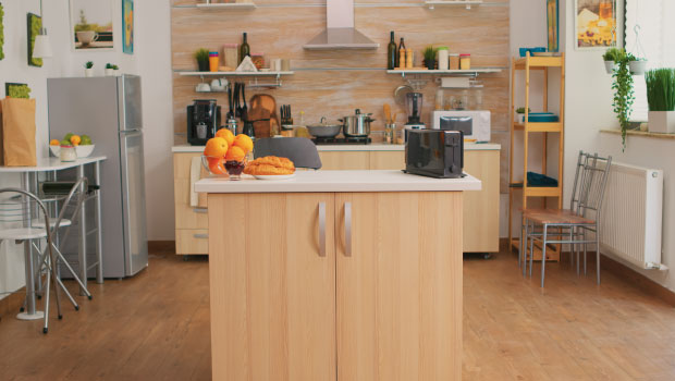 kitchen interior design wood theam