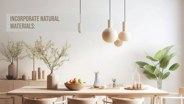 Incorporate Natural Materials: