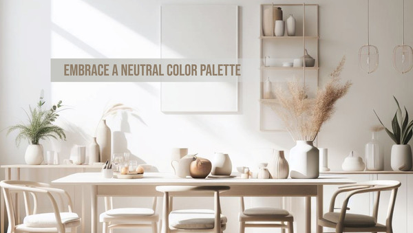 Embrace a Neutral Color Palette