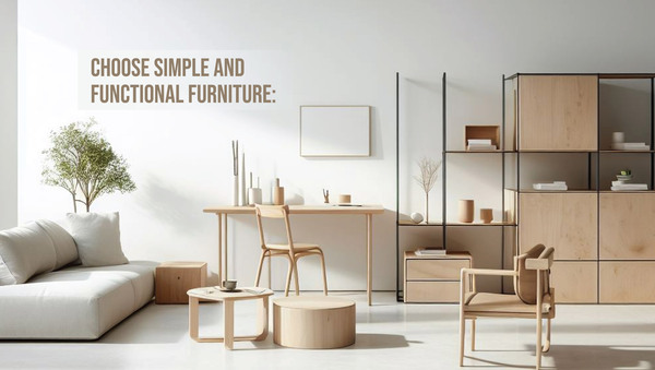 Choose Simple and Functional Furniture: