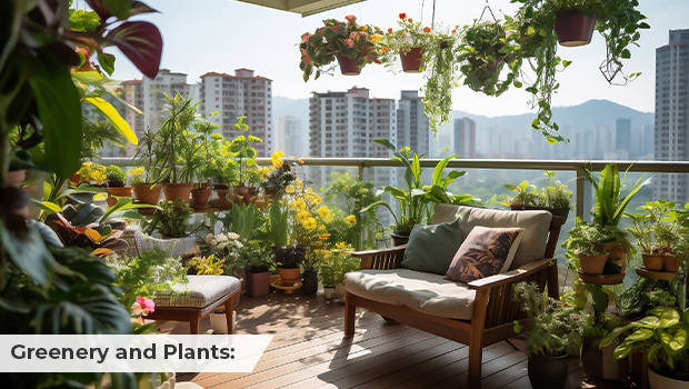 balcony Greenery and Plants